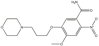 4-Methoxy-5-(3-Morpholinopropoxy)-2-nitrobenzaMide CAS#: 861453-16-9