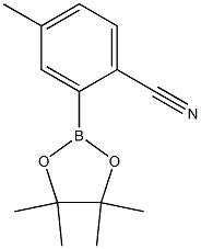 4-Methyl-2-(4,4,5,5-tetraMethyl-1,3,2-dioxaborolan-2-yl)-benzonitrile CAS#: 863868-22-8