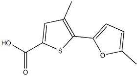 4-Methyl-5-(5-methyl-2-furyl)thiophene-2-carboxylic acid CAS#: 832740-66-6