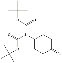 4-(N,N-bis(tert-butoxycarbonyl)amino)cyclohexanone CAS#: 868528-95-4