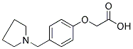 (4-PYRROLIDIN-1-YLMETHYL-PHENOXY)-ACETIC ACID CAS#: 883546-98-3