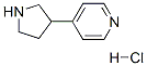 4-PYRROLIDIN-3-YLPYRIDINE HYDROCHLORIDE CAS#: 869971-44-8