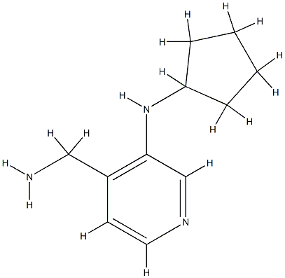 4-Pyridinemethanamine,3-(cyclopentylamino)-(9CI) CAS#: 847666-34-6