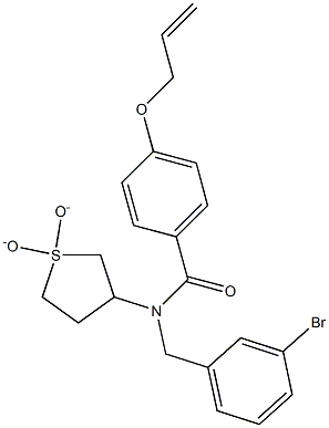 4-(allyloxy)-N-(3-bromobenzyl)-N-(1,1-dioxidotetrahydro-3-thienyl)benzamide CAS#: 877797-14-3
