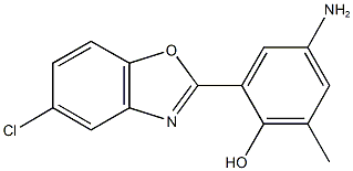 4-amino-2-(5-chloro-1,3-benzoxazol-2-yl)-6-methylphenol CAS#: 874592-17-3