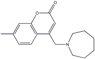 4-(azepan-1-ylmethyl)-7-methyl-2H-chromen-2-one CAS#: 845651-57-2