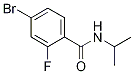 4-bromo-2-fluoro-N-isopropylbenzamide CAS#: 877383-76-1