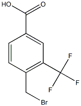 4-(bromomethyl)-3-(trifluoromethyl)benzoic acid CAS#: 859213-39-1