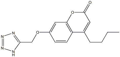 4-butyl-7-(1H-tetrazol-5-ylmethoxy)-2H-chromen-2-one CAS#: 849001-36-1
