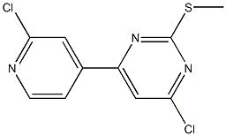 4-chloro-6-(2-chloro-pyridin-4-yl)-2-Methylsulfanyl-pyriMidine CAS#: 861417-49-4