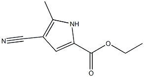 4-cyano-5-Methyl-1H-Pyrrole-2-carboxylic acid ethyl ester CAS#: 848498-76-0