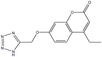 4-ethyl-7-(1H-tetrazol-5-ylmethoxy)-2H-chromen-2-one CAS#: 848928-47-2