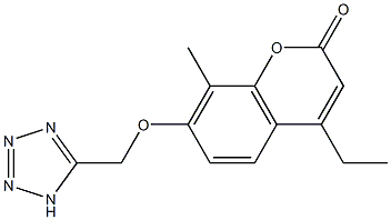4-ethyl-8-methyl-7-(1H-tetrazol-5-ylmethoxy)-2H-chromen-2-one CAS#: 862106-16-9