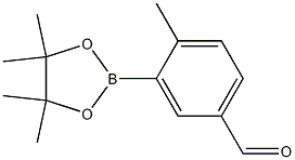 4-methyl-3-(4,4,5,5-tetramethyl-1,3,2-dioxaborolan-2-yl)benzaldehyde CAS#: 847560-50-3