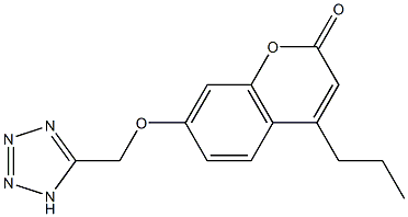4-propyl-7-(1H-tetrazol-5-ylmethoxy)-2H-chromen-2-one CAS#: 862118-71-6