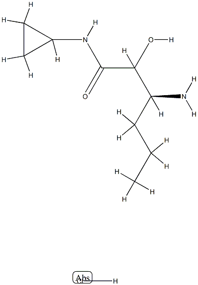 (3S)-3-Amino-N-cyclopropyl-2-hydroxyhexanamide hydrochloride CAS 850252-34-5