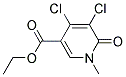 4,5-DICHLORO-1-METHYL-6-OXO-1,6-DIHYDRO-PYRIDINE-3-CARBOXYLIC ACID ETHYL ESTER CAS#: 853105-72-3