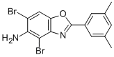 4,6-DIBROMO-2-(3,5-DIMETHYLPHENYL)-1,3-BENZOXAZOL-5-AMINE CAS#: 874591-75-0