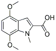 4,7-DIMETHOXY-1-METHYL-1H-INDOLE-2-CARBOXYLIC ACID CAS#: 858752-95-1