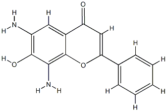4H-1-Benzopyran-4-one,6,8-diamino-7-hydroxy-2-phenyl-(9CI) CAS#: 848470-38-2