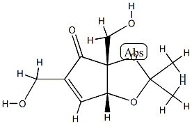 4H-Cyclopenta-1,3-dioxol-4-one,3a,6a-dihydro-3a,5-bis(hydroxymethyl)-2,2-dimethyl-,(3aR,6aR)-rel-(9CI) CAS#: 819070-95-6
