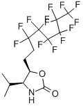 (4S,5R)-(-)-4-i-propyl-5-(3,3,4,4,5,5,6,6,7,7,8,8,8-tridecafluorooctyl)-2-oxazolidinone,99% CAS#: 871210-22-9