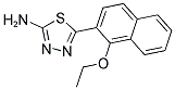 5-(1-ETHOXY-2-NAPHTHYL)-1,3,4-THIADIAZOL-2-YLAMINE CAS#: 881040-00-2