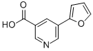5-(2-FURYL)NICOTINIC ACID 97%5-(2-FURYL)PYRIDINE-3-CARBOXYLIC ACID CAS#: 857283-84-2