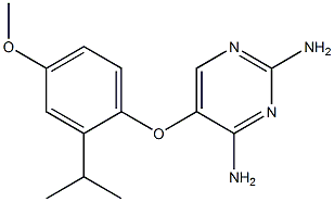 5-(2-isopropyl-4-Methoxy-phenoxy)-pyriMidine-2,4-diaMine CAS#: 865304-71-8