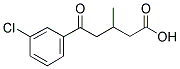 5-(3-CHLOROPHENYL)-3-METHYL-5-OXOVALERIC ACID CAS#: 845781-42-2