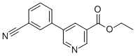 5-(3'-CYANOPHENYL)-PYRIDINE-3-CARBOXYLATE, ETHYL ESTER CAS#: 864685-41-6