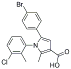 5-(4-BROMO-PHENYL)-1-(3-CHLORO-2-METHYL-PHENYL)-2-METHYL-1H-PYRROLE-3-CARBOXYLIC ACID CAS#: 881041-60-7