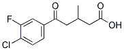 5-(4-CHLORO-3-FLUOROPHENYL)-3-METHYL-5-OXOVALERIC ACID CAS#: 845781-50-2