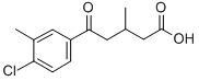 5-(4-CHLORO-3-METHYLPHENYL)-3-METHYL-5-OXOVALERIC ACID CAS#: 845781-51-3