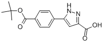 5-(4-(TERT-BUTOXYCARBONYL)PHENYL)-1H-PYRAZOLE-3-CARBOXYLIC ACID CAS#: 852816-01-4