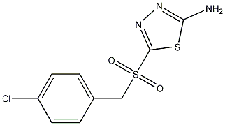 5-(4-chlorobenzylsulfonyl)-1,3,4-thiadiazol-2-amine CAS#: 880791-53-7
