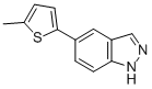 5-(5-METHYL-THIOPHEN-2-YL)-1H-INDAZOLE CAS#: 885272-88-8