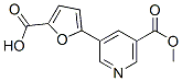 5-(5-(Methoxycarbonyl)pyridin-3-yl)-furan-2-carboxylic acid CAS#: 893729-76-5