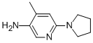 5-AMINO-4-METHYL-2-(1-PYRROLIDINYL)PYRIDINE CAS#: 850172-55-3
