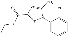 5-Amino-1-(2-chloro-phenyl)-1H-pyrazole-3-carboxylic acid ethyl ester CAS#: 866838-00-8