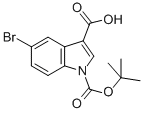 5-BROMO-1H-T-BUTOXYCARBONYL-INDOLE-3-CARBOXYLIC ACID CAS#: 852180-98-4