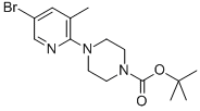 5-BROMO-2-(4-BOC-PIPERAZIN-1-YL)-3-METHYLPYRIDINE CAS#: 878809-70-2