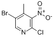 5-Bromo-2-chloro-4-methyl-3-nitro-pyridine CAS#: 884495-15-2