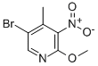 5-Bromo-2-methoxy-4-methyl-3-nitropyridine CAS#: 884495-14-1