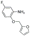 5-FLUORO-2-(FURAN-2-YLMETHOXY)-PHENYLAMINE CAS#: 869943-67-9