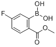 5-FLUORO-2-METHOXYCARBONYLPHENYLBORONIC ACID CAS#: 850568-05-7