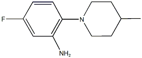 5-Fluoro-2-(4-methyl-1-piperidinyl)aniline CAS#: 869943-97-5