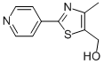 5-(Hydroxymethyl)-4-methyl-2-pyridin-4-yl-1,3-thiazole CAS#: 886851-57-6