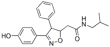 5-Isoxazoleacetamide, 4,5-dihydro-3-(4-hydroxyphenyl)-N-(2-methylpropyl)-4-phenyl- CAS#: 866604-82-2
