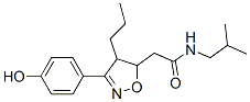 5-Isoxazoleacetamide, 4,5-dihydro-3-(4-hydroxyphenyl)-N-(2-methylpropyl)-4-propyl- CAS#: 866604-92-4